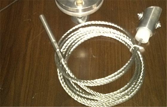 High frequency radar liquid level meter with cable type stainless steel 316 L
