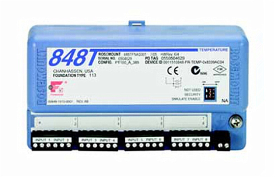 High performance Rosemount 848T Foundation Fieldbus Temperature Transmitter
