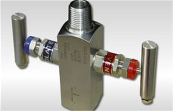 Stainless steel 2 way valve manifolds high pressure for industry
