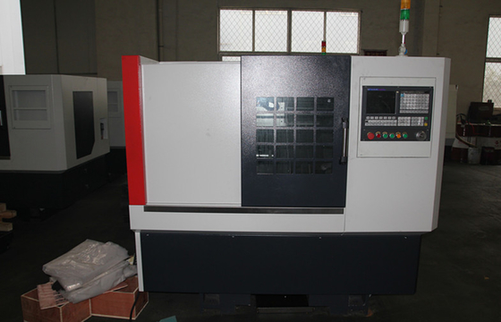 CK6136 CNC lathe machine automatic feeding device with hydraulic chuck